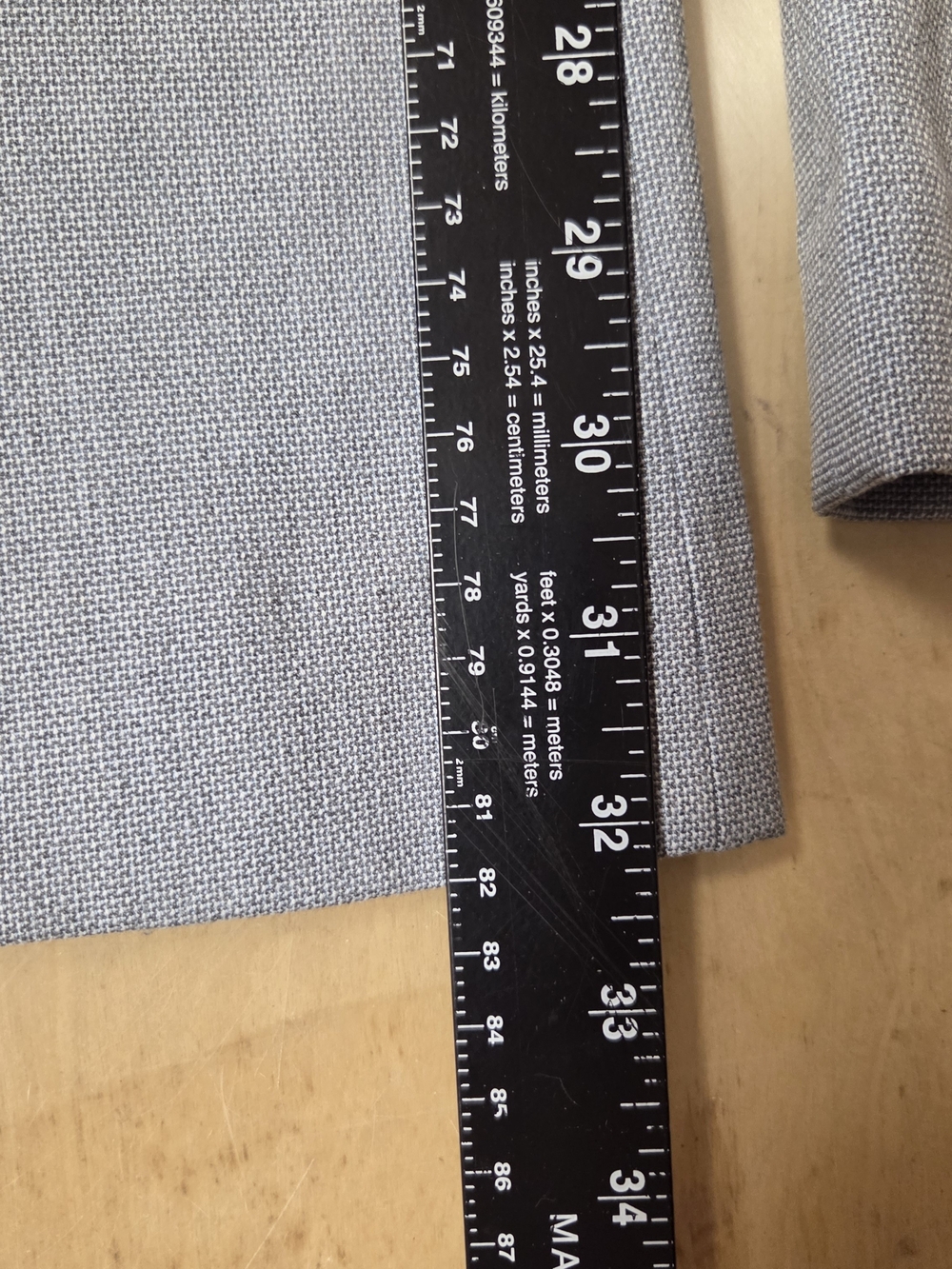 Express Columnist Barely Boot Gray Dress Pants Stretch Size 8R #0266 - Picture 7 of 9